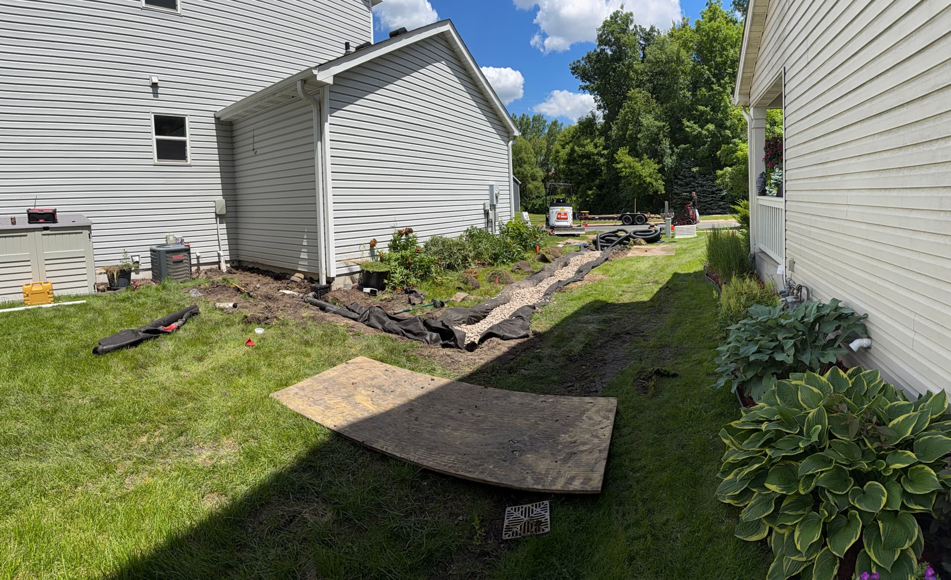 No More Sump Hose Snaking Across Your Yard