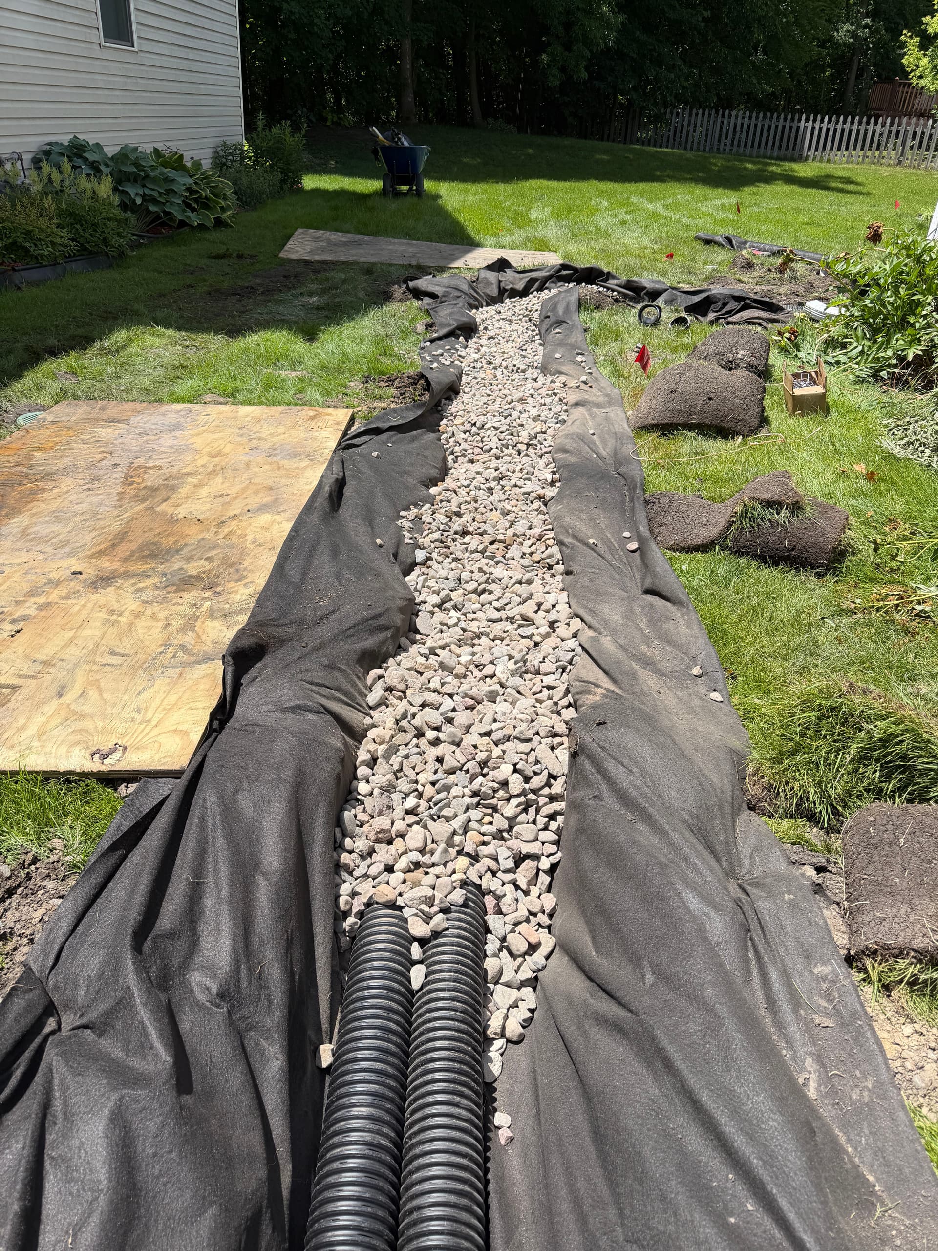Gallery photos for No More Sump Hose Snaking Across Your Yard: Image #1